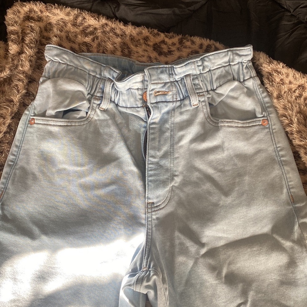 Jean jogger super high rise